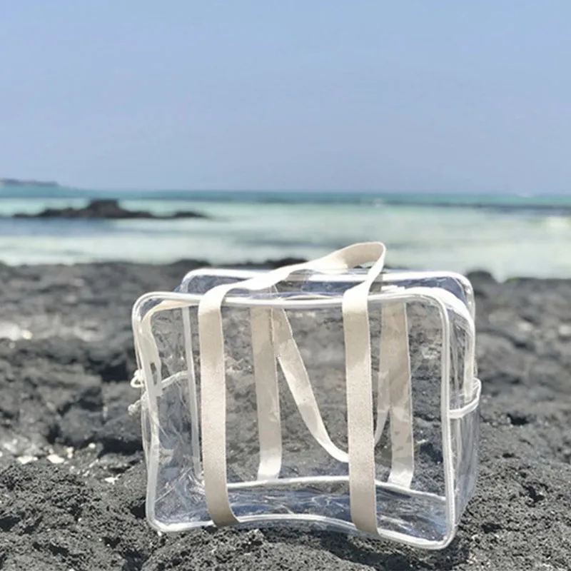 Game Day Clear Unity Bags Zipper Closure Messenger Shoulder Bag Personalized White Stadium Approved Clear Tote Bag