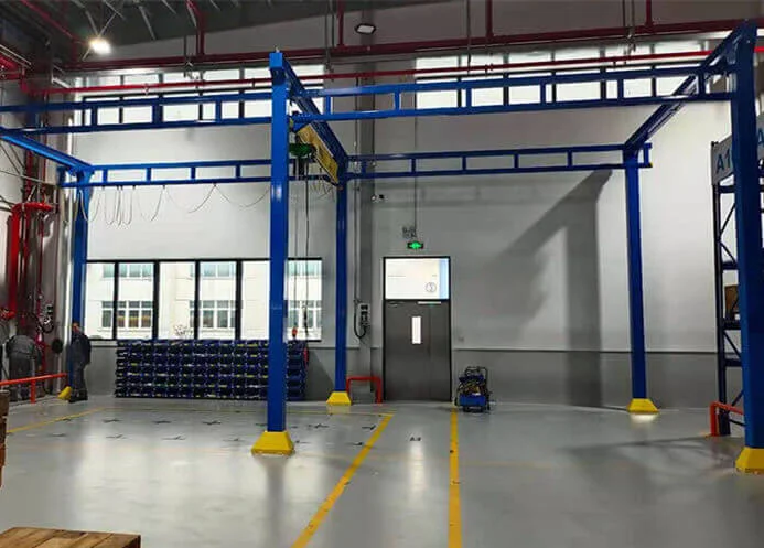 Wholesale Cheap 0.5 ton 1 ton 2 ton 3 ton Light Flexible Freestanding Workstation Suspension Single Girder Overhead Crane
