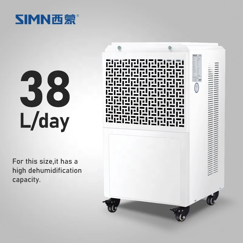 Hot Sale 38L Compressor Dehumidifier for Home & RV Office Use Automatic Defrost with Remote Control & Removable Water Tank