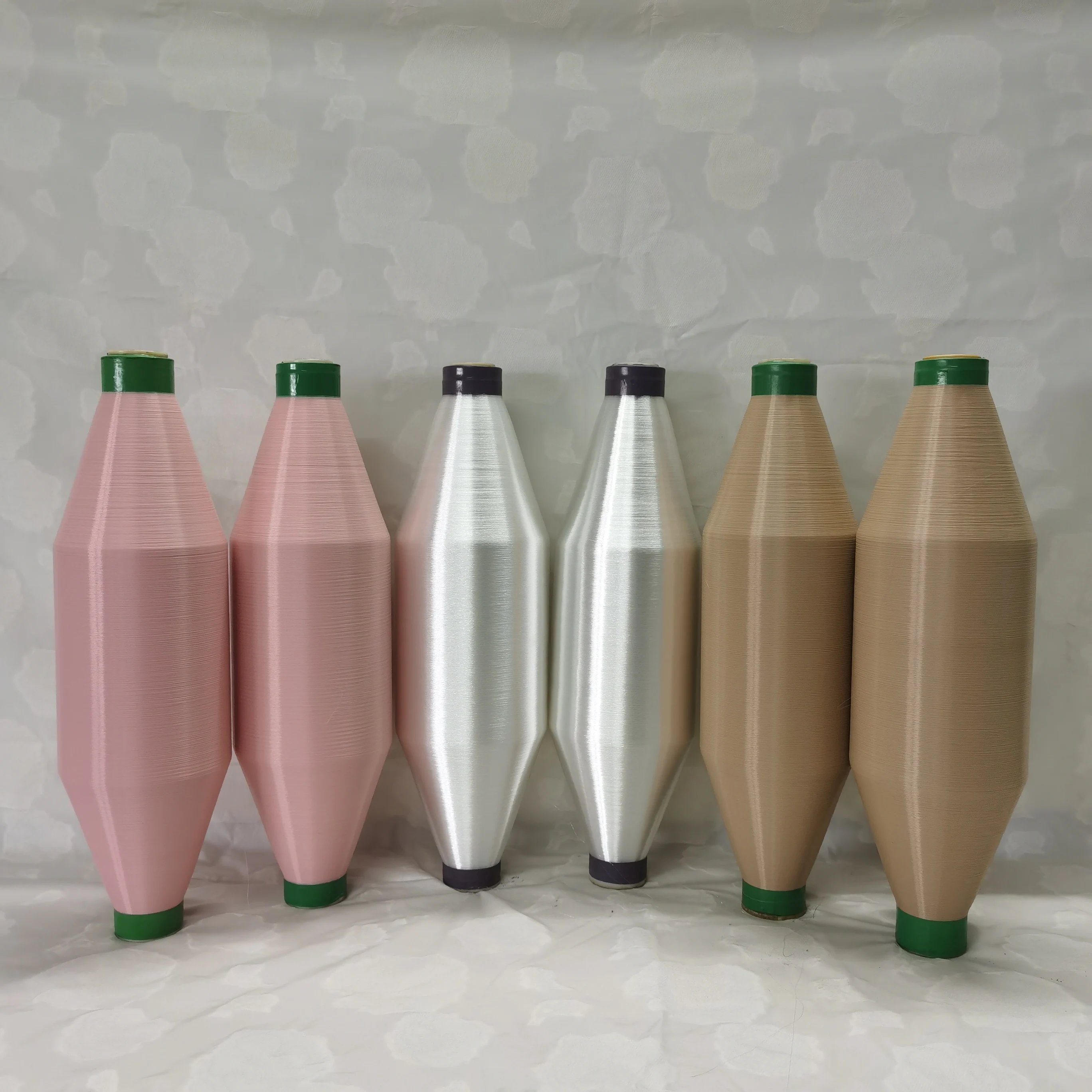 Горячая Распродажа, переработанная PRE-CONSUMER 30D/1F полиамидная нейлоновая PA6 30D Круглая Яркая однонитевая пряжа, 100% переработанная пряжа