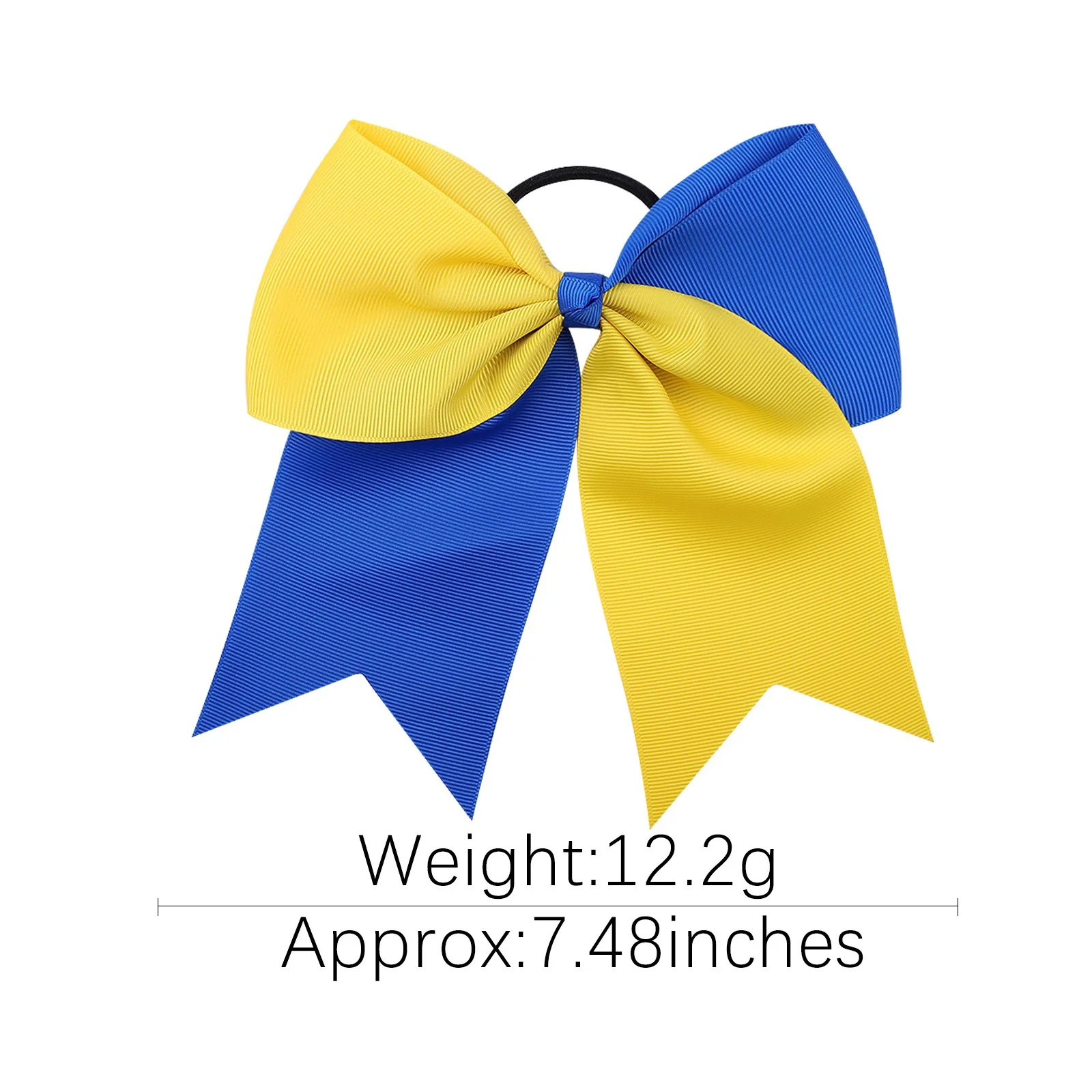 Factory Supplies Pre Made Ribbon Cheer Hair Bow for Girls