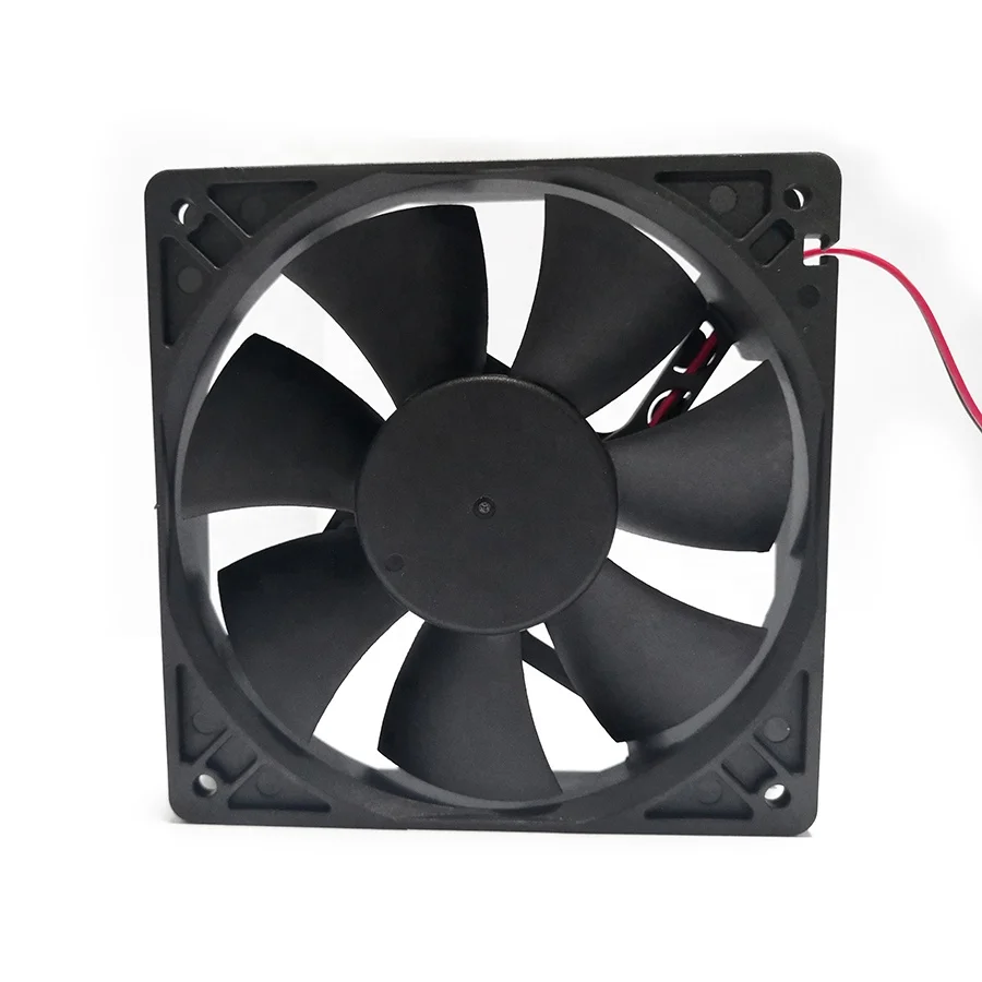 CE промышленный бесщеточный осевой охлаждающий вентилятор постоянного тока 12 В 24 в 120x120x25 мм