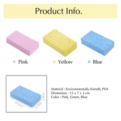 BONNO Exfoliating Bath Sponge Asian Bath Sponge for Shower Korean Moisturizer and Exfoliator Body Sponge