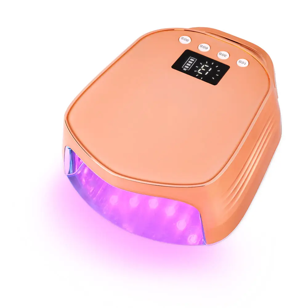 New Arrival 96W Rechargeable Cordless Pro Cure LED Nail Lamp Sun UV Led Gel Dryer Nail Lamp For Salon Manicure