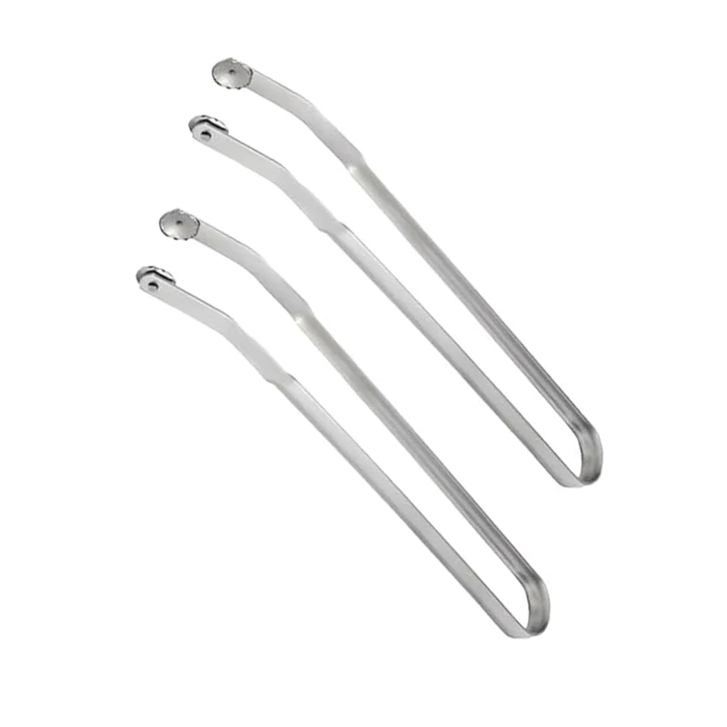 Barbecue Sausage  Long Handle Kitchen Grill Stainless Steel Hot Dog BBQ Sausage Turning Tongs