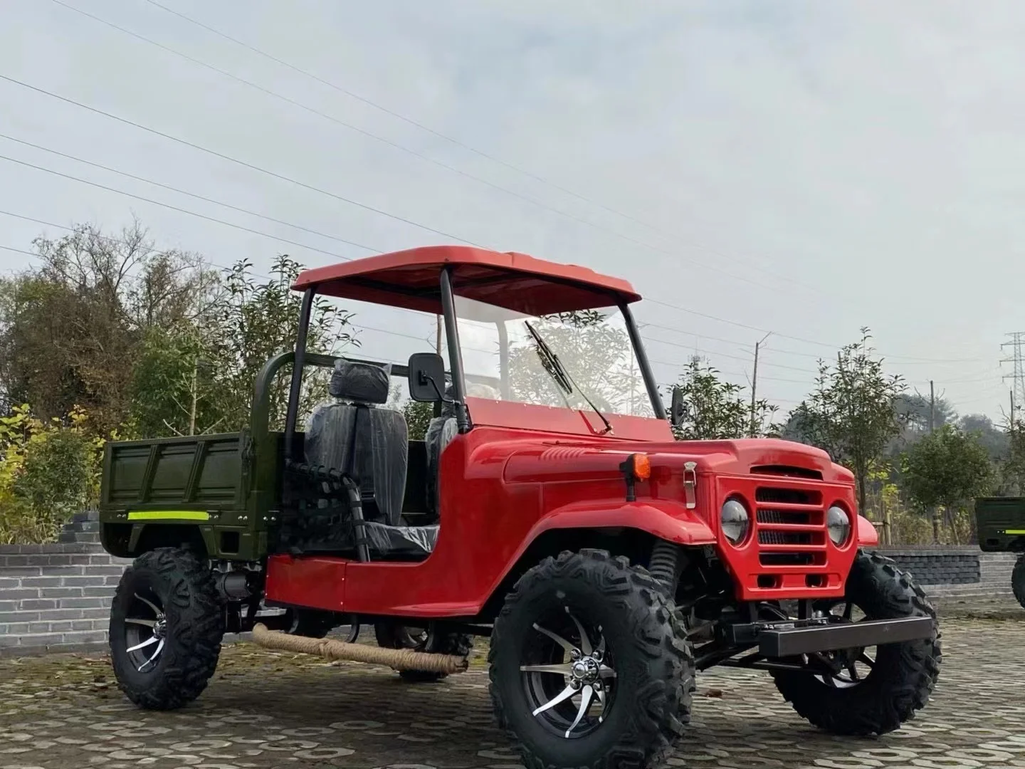 2021 Easy-go newest cheap 2 seats 350cc 4x4 dune buggy/ Farm UTV for adults pass CE certificate hot on sale