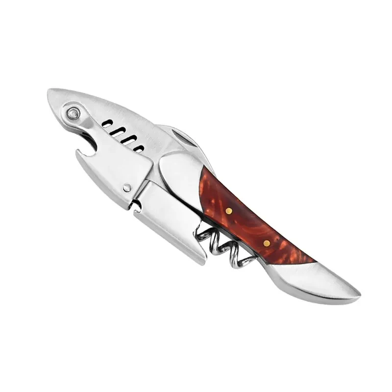 Sinowin Multifunction Stainless Steel Corkscrew Wine Metal Bottle Red Wine Opener With Custom Logo