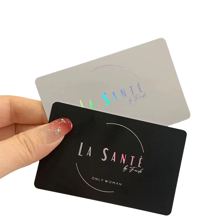 2024 Hot Sale Luxury custom pvc vip membership business  gift card printing