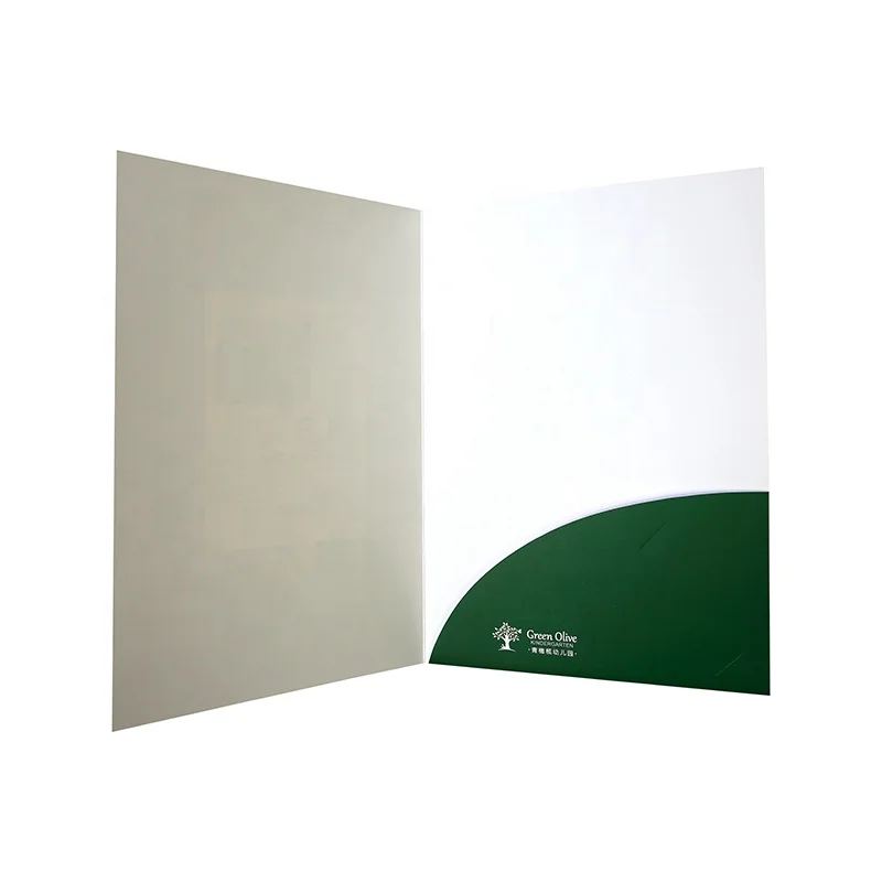 Zuoluo Custom Printing office stationery foldable paper file  folder