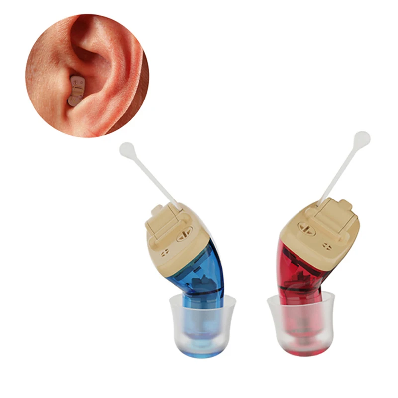 Mini Invisible High Quality Amplifier CIC Battery With Hearing Aid Batteries A10 Hearing Aids For Seniors