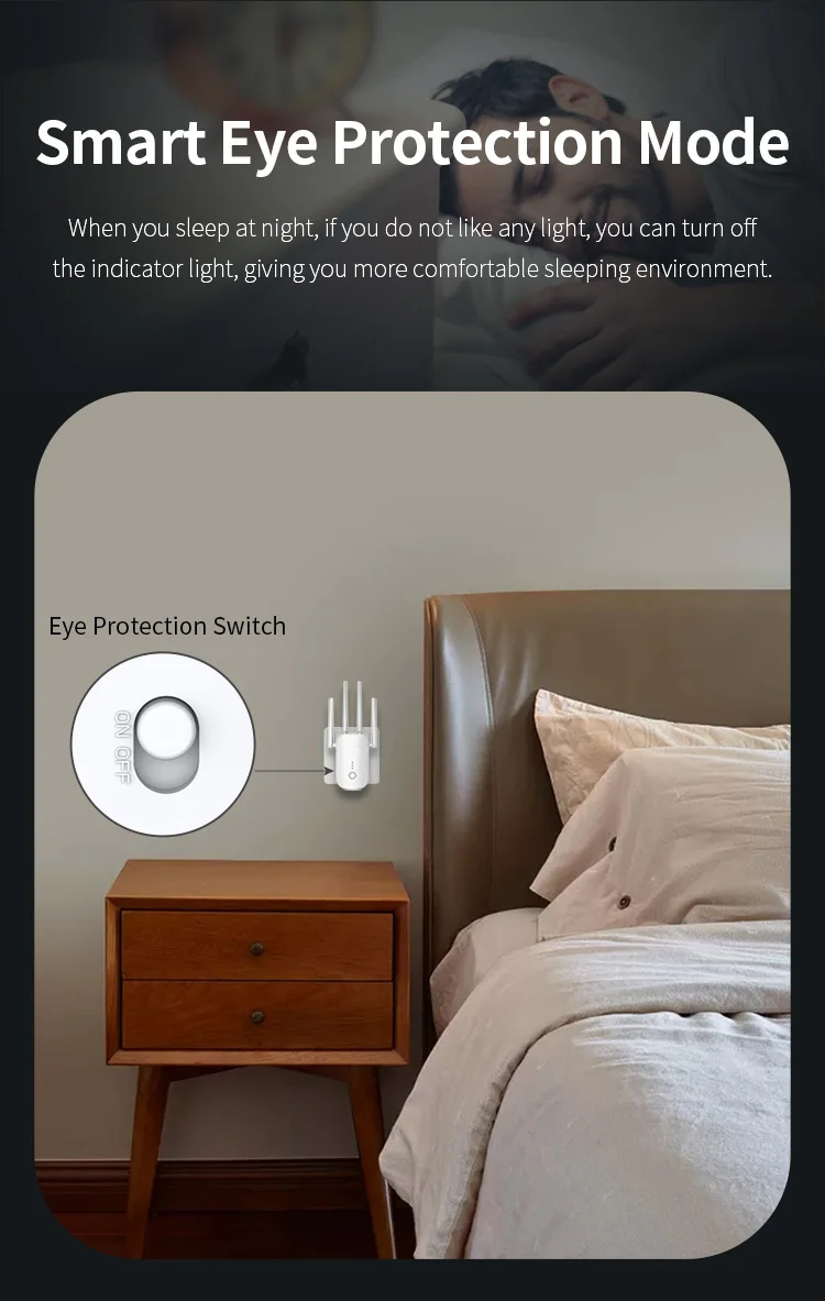 AIWO Wlan Repeater Network Signal Booster Wifi Extender Outdoor Long Range Dual Band Router Wifi