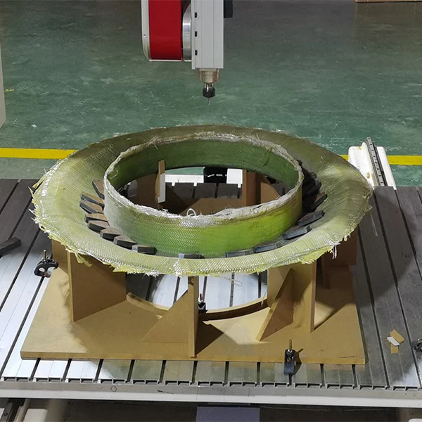 1325 moving table machine 5 axis for 3d craving with servo motor