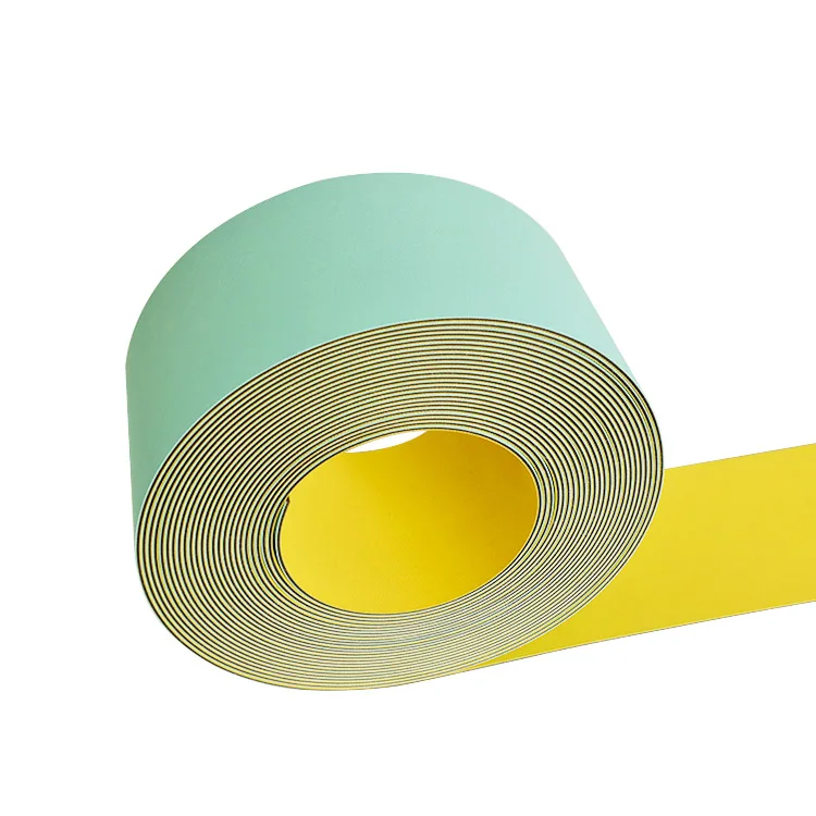 Open end 2.0mm light cyan-yellow high speed nylon sandwich transmission flat belt