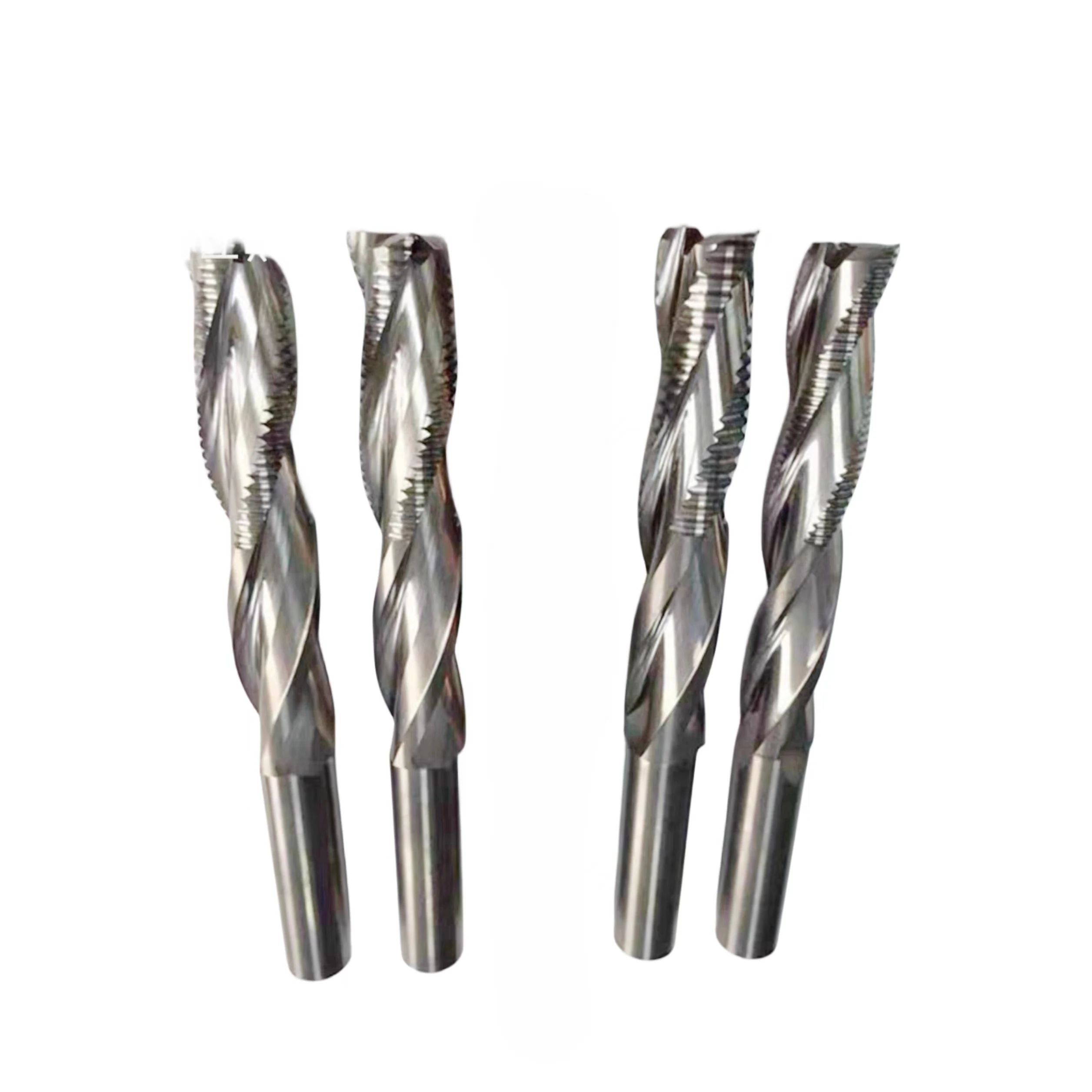 Solid Carbide End Milling Cutter 3-Slot Spiral Milling Cutter For Slotting Wood Milling Cutter