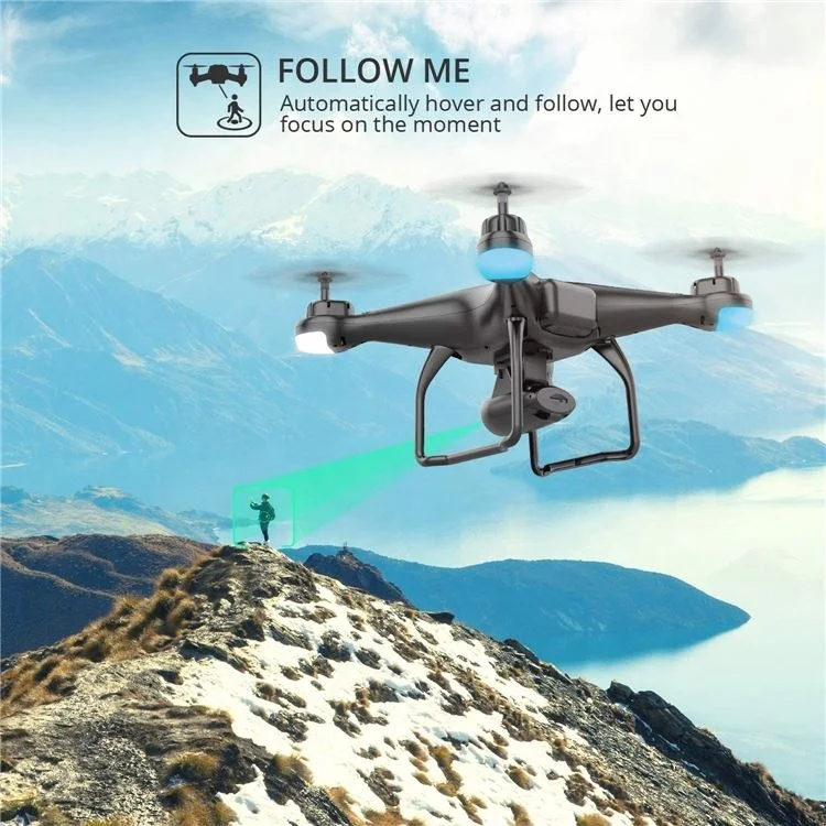 China Wholesale Professional Holy Stone Altitude Hold HS120D 2K FPV Camera Drone with GPS Quadcopter Drone for Adults