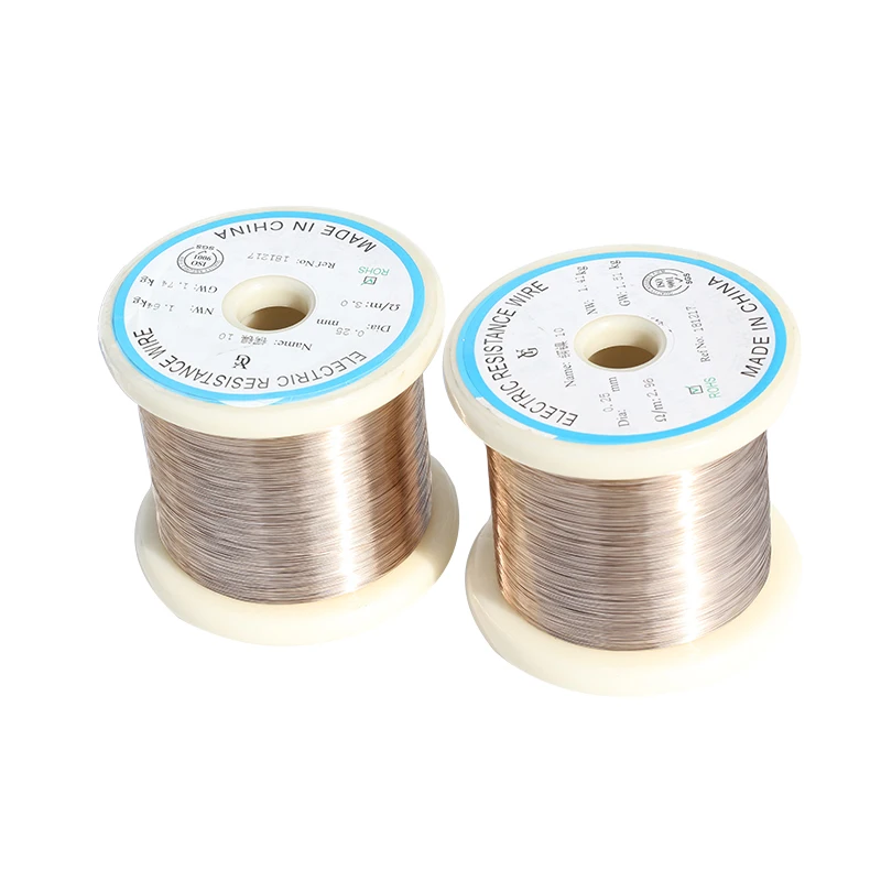 Jiangsu Haiwei 6J12 Manganin Alloy Copper Nickel Electric Resistance Alloy Heating Resistance Wire for Industry