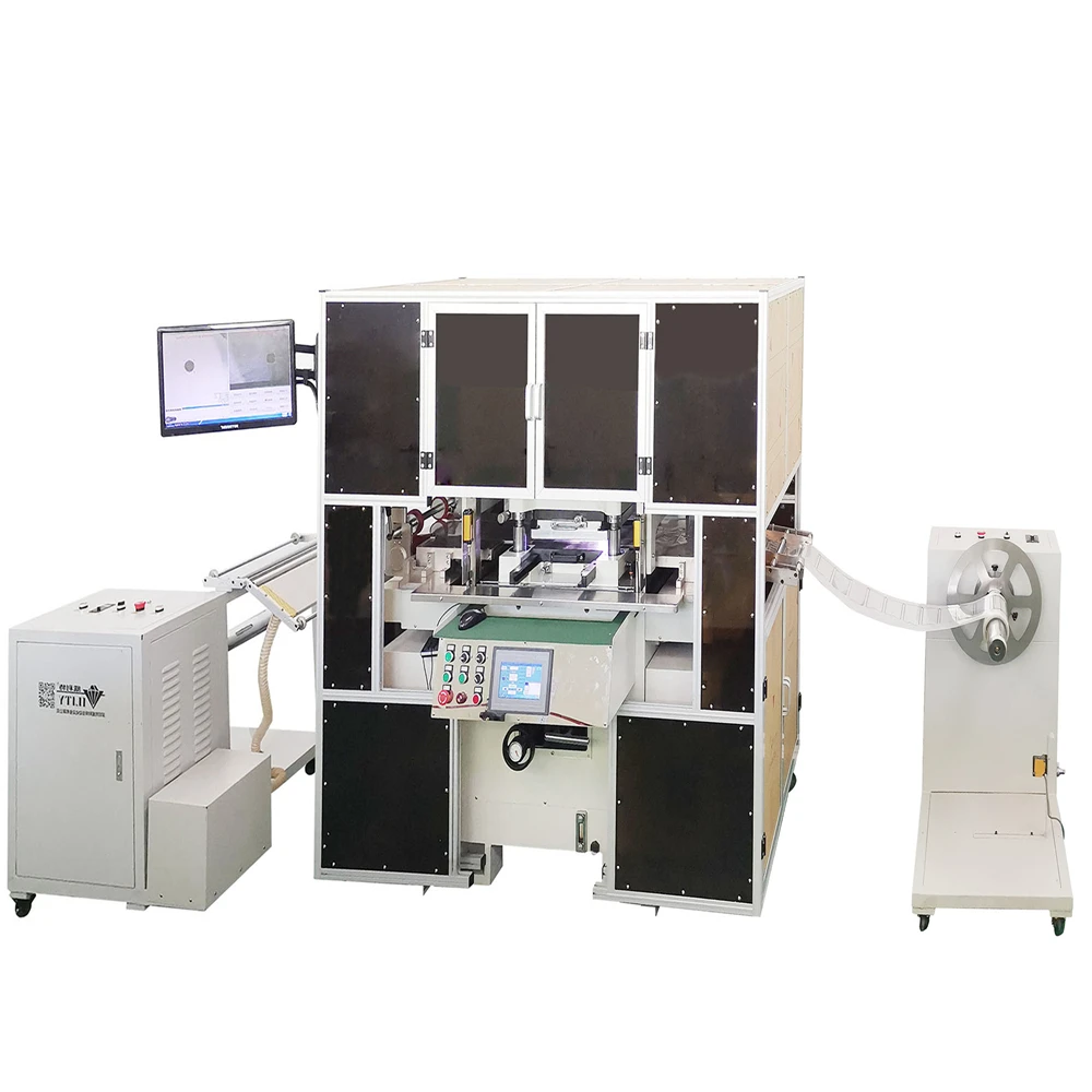 Vility Cheap Automatic Roll to Roll Label Sticker Plastic Die Cutting Plate Embossing Machine