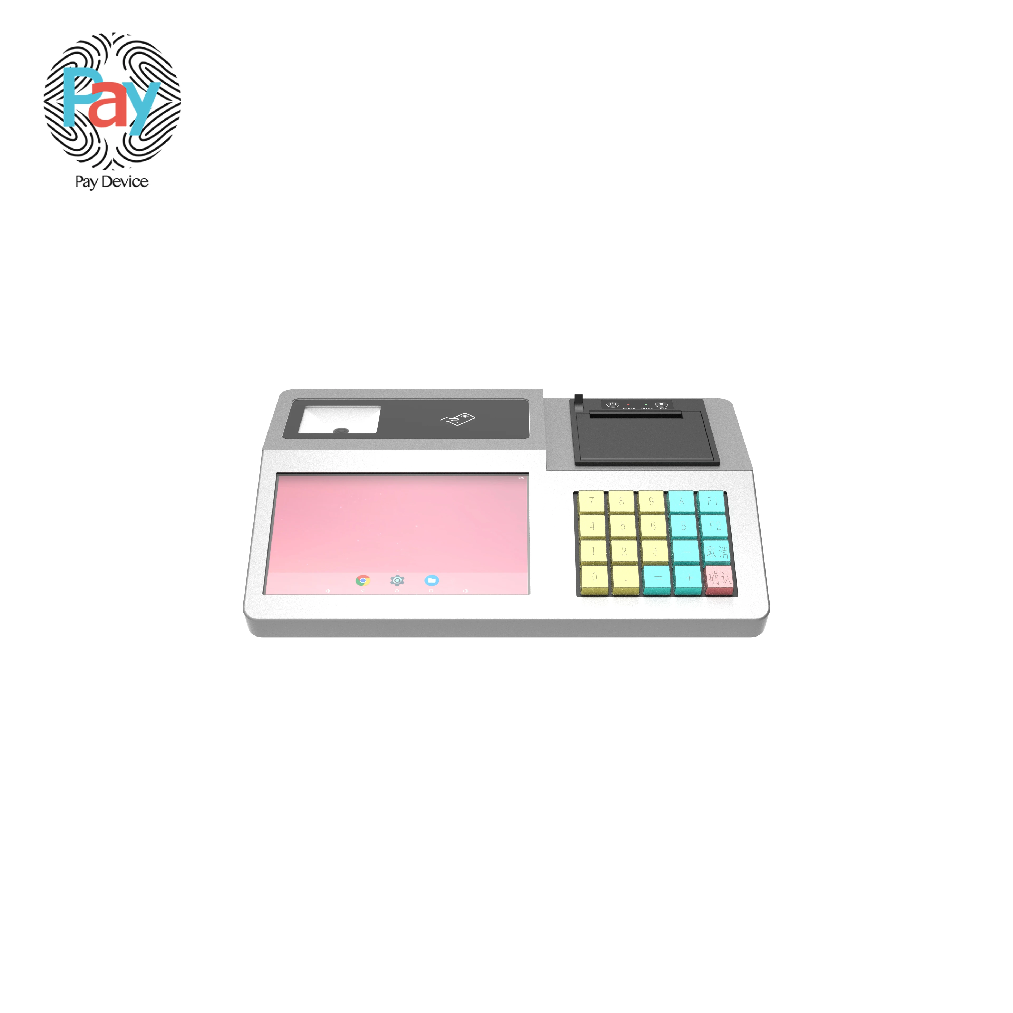 Новый дизайн QR NFC терминал с клавиатурой карты PSAM Pos устройство