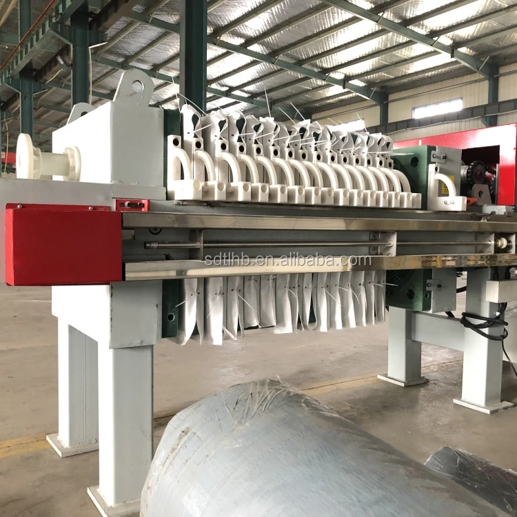 Oily sewage sludge dewatering machine plate and frame filter press equipment