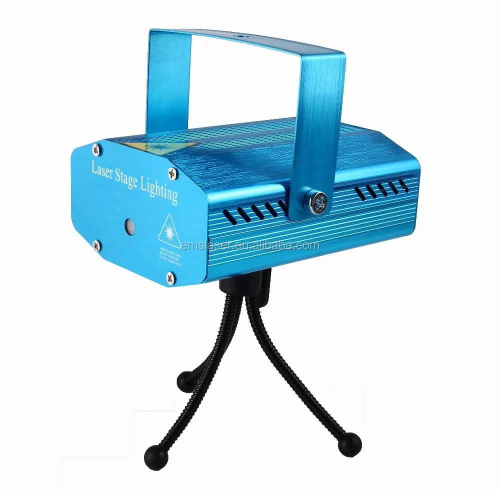 Portable Mini Stage Light 12 Patterns RG Projector Christmas Lights Night Disco Club Laser Disco Lights