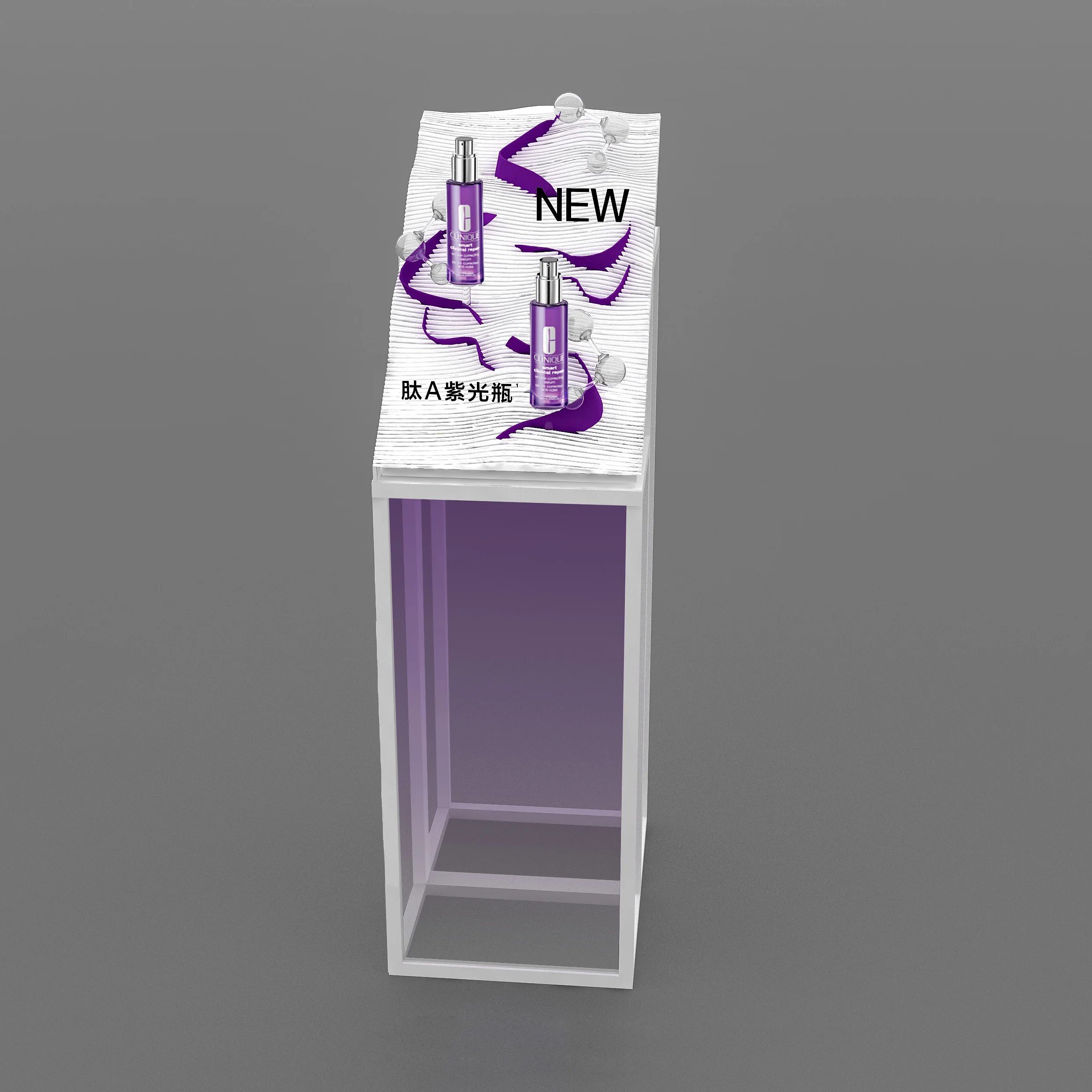 Customized High Quality Countertop Display Stand makeup display stands for Store Cosmetic Perfume Display Stand