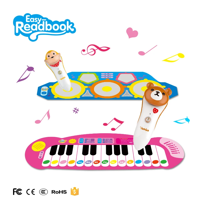 OEM childhood Chinese English with rich learning resources talking pen with puzzles and cards set