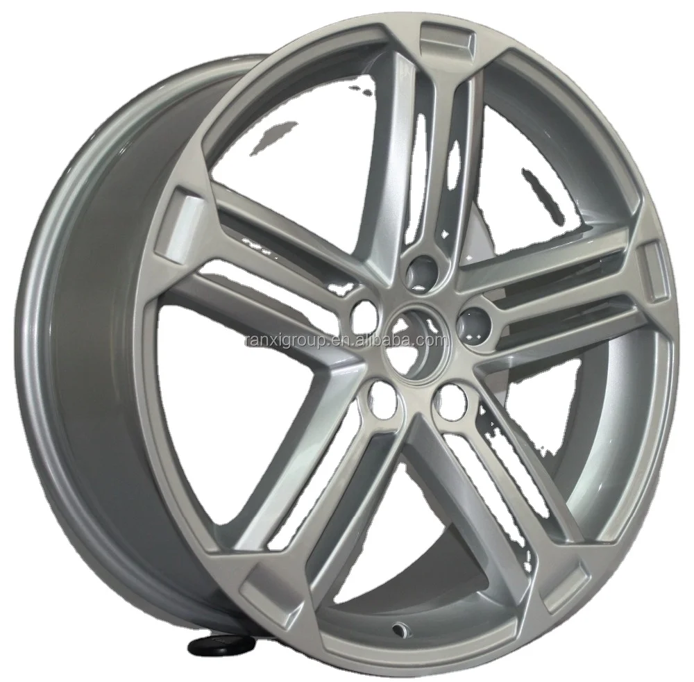 16/17/18 Inch pcd 5x100/5x112/5x114.3 mm silver finish car wheel rim