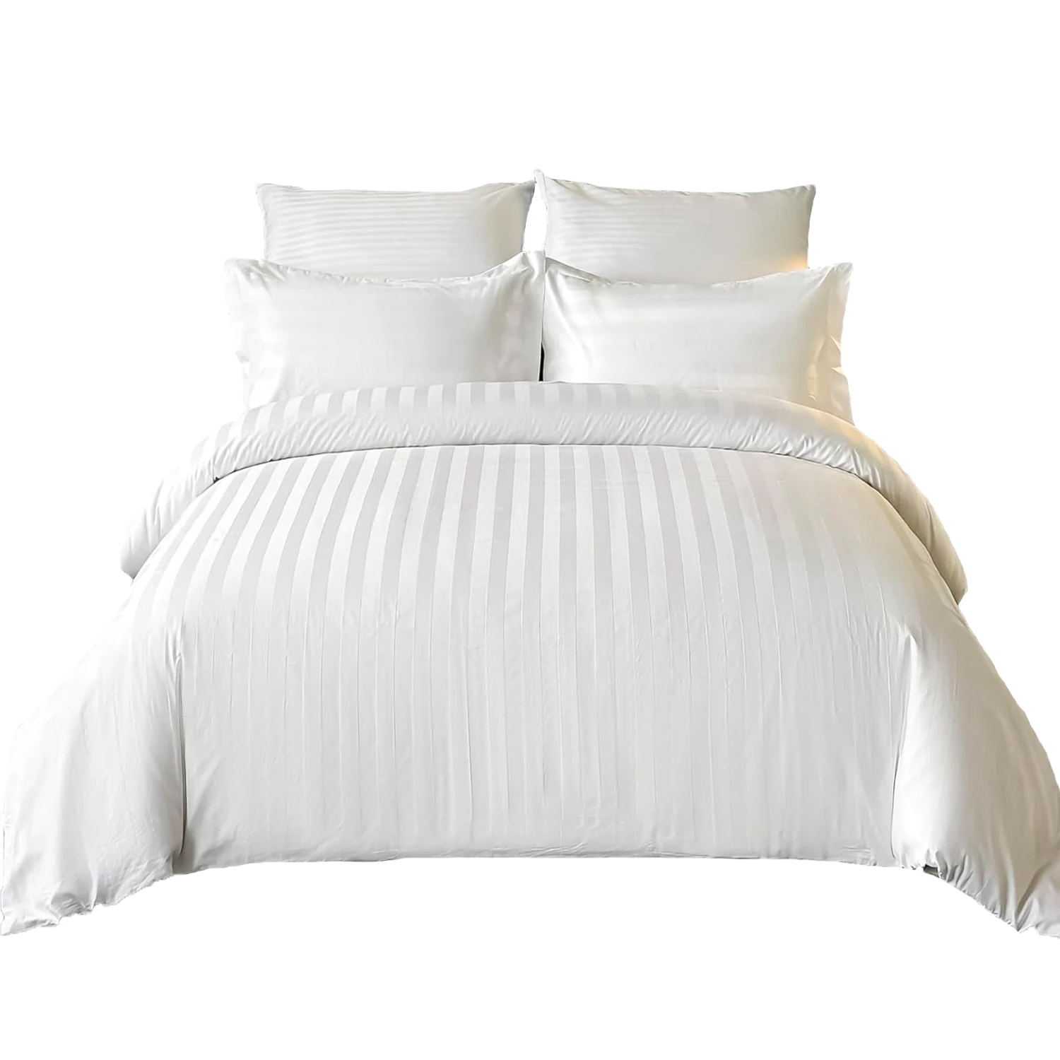 Deluxe custom 100% organic cotton fabric custom style linen linens bedding