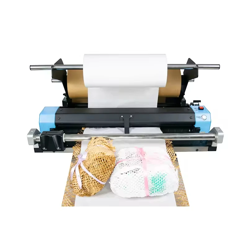 YJNPACK Competitive Price Protective Wrapping Dispenser Machine Filling Buffer Kraft Honeycomb Packing Paper