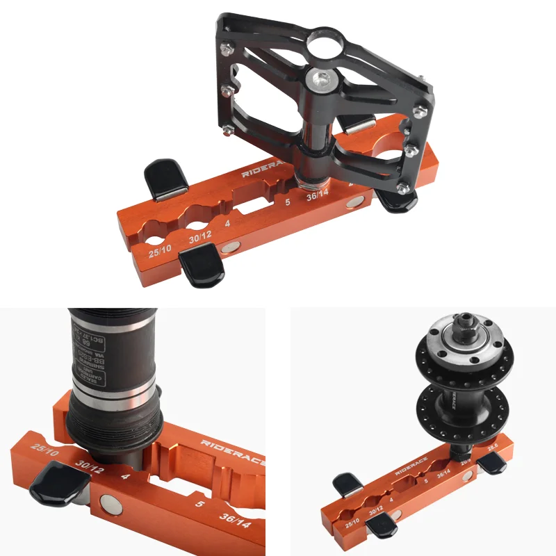 RIDERACE Bicycle Table Vise Inserts Clamp Tool Bike Pedal Hub Maintenance Chain Wheel Removal Axle Spindle Vise Jaw Repair Tool