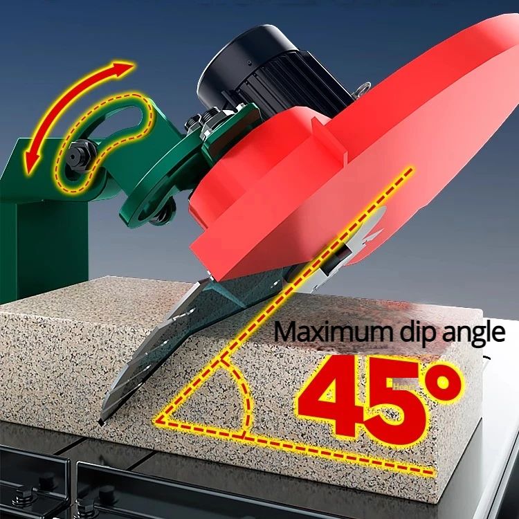 Stone cutting machine wood 0 to 45 degrees Angle adjustment