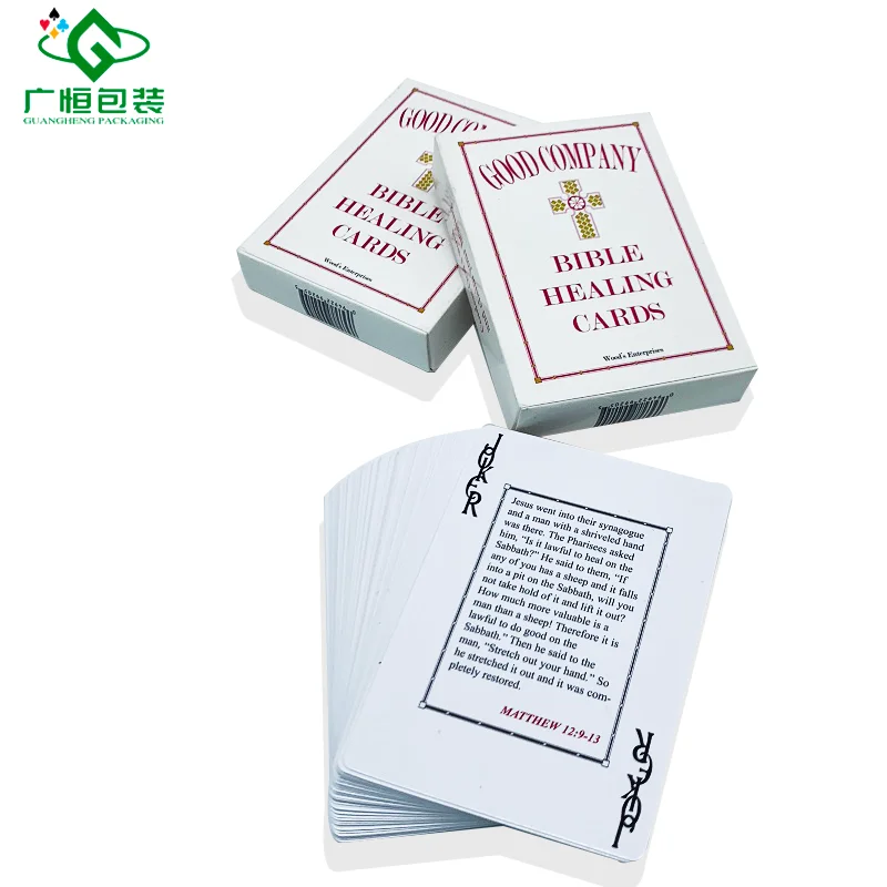 Fantastic Custom Design Game Cards Awesome Hot Sale Playing Cards Games With Bible