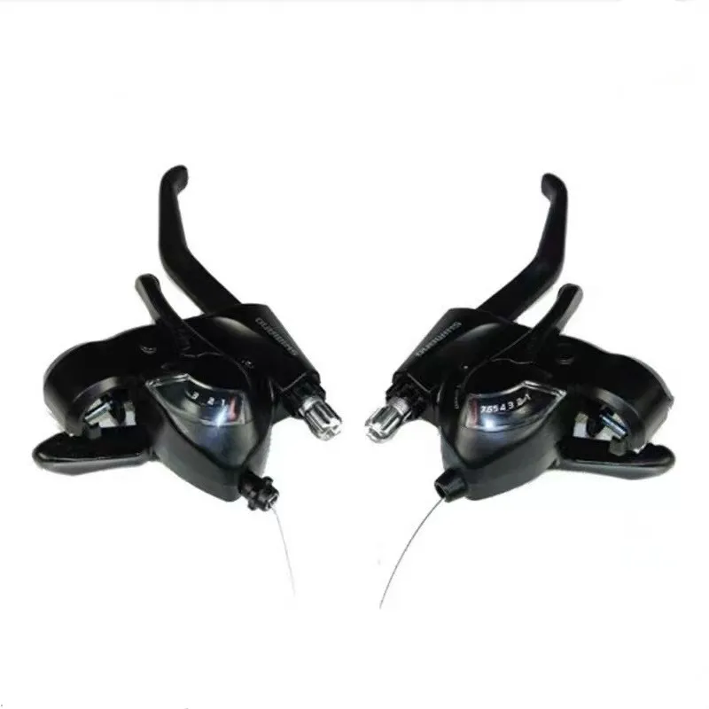Mountain Road Bike Brake Lever Shifter Aluminum 7/8/21/24 Speed Shifter Bicycle Derailleur Bicycle Parts