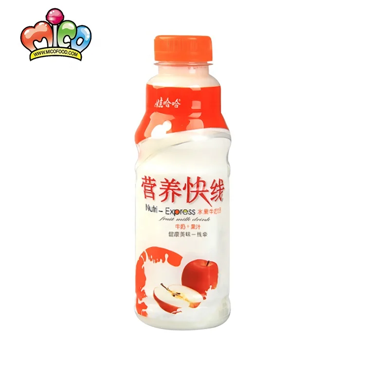 500 ML China Factory Price 21 Years Old Brean WAHAHA Liquid Fruit Flavor Yogurt Can Be Breakfast
