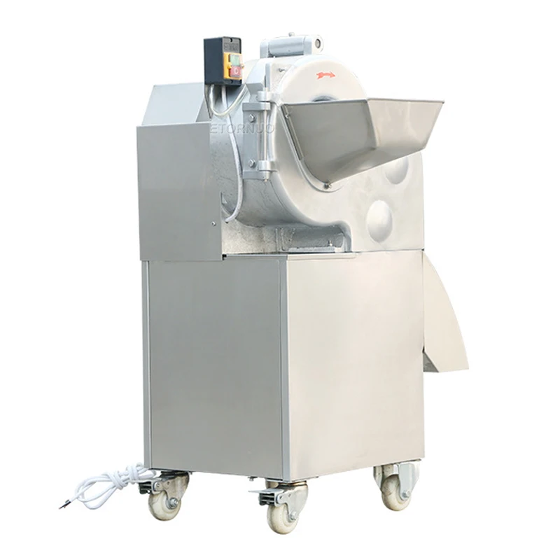 High Capacity 1000kg per Hour Stainless Steel Turnip Radish Potato Cuber Machine