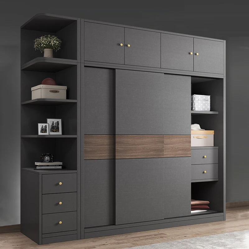 Factory Price Bedroom Cabinets Wall Wardrobe Design Multi-use Portable Clothes Wardrobe Cabinet
