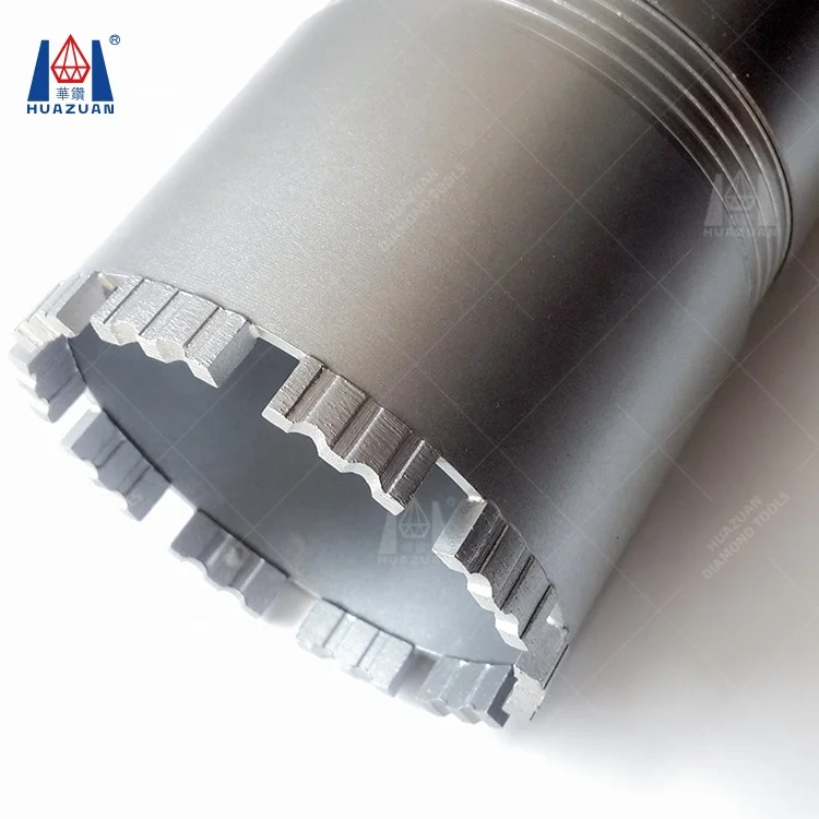 Professional diamond tipped 3 parts reinforced concrete core drill bits for sale