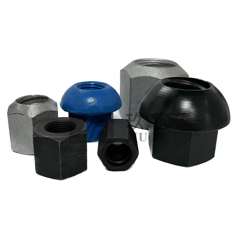 Mine Accessory Bolts And Nuts Dome nut and  m25 m32 m40  roof bolt  for mine roof support