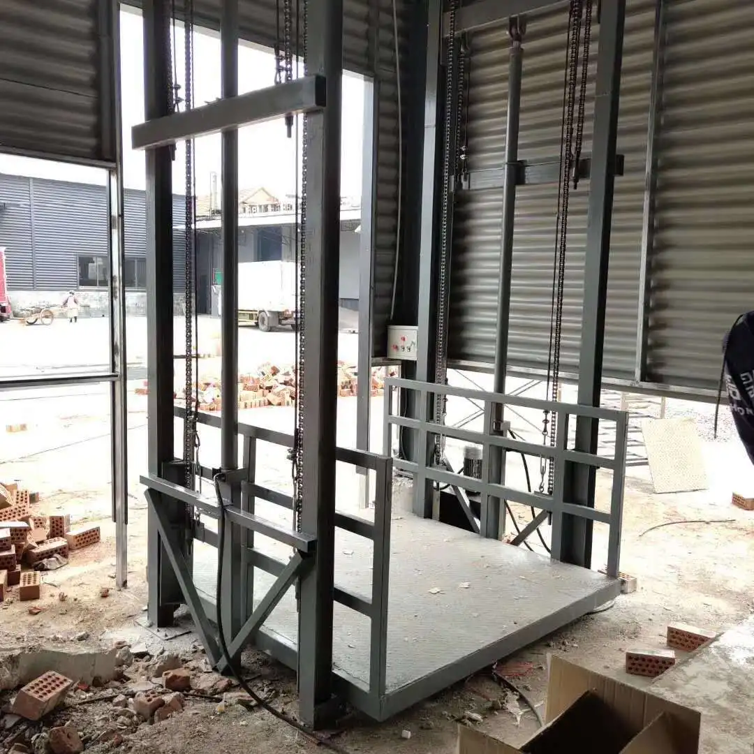 1-10Tons Capacity With CE Hydraulic Freight Elevator Cargo Lift for Warehouse Lift Platform With Price