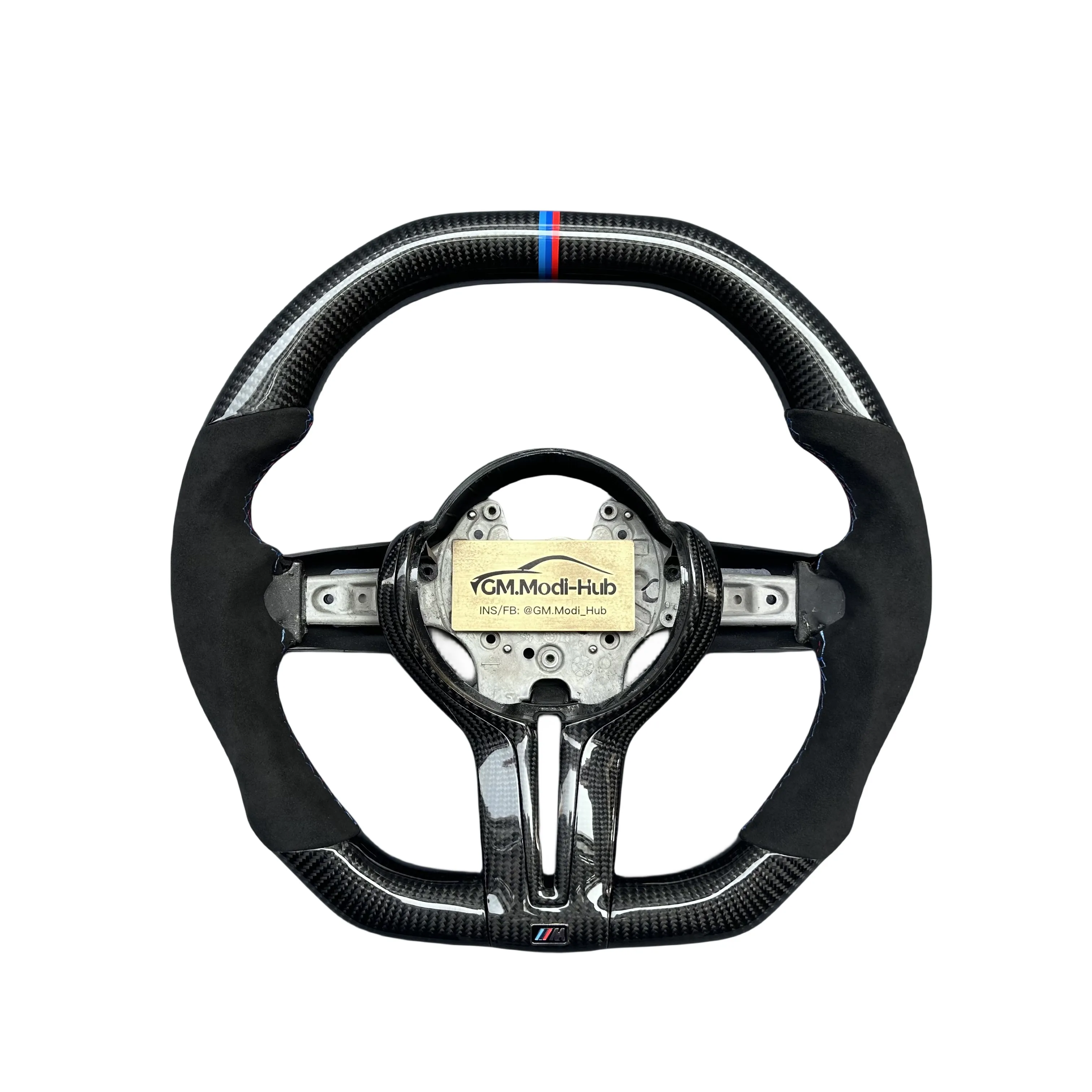 GM.Modi-Hub 100% Real Carbon Fiber Steering Wheel  For BMW M2 M3 M4 F20 F30 F48 F80 F82 F83
