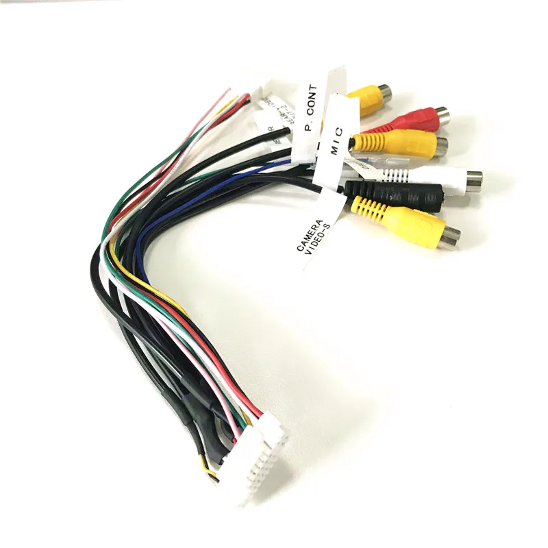 24 Pin Connector Aftermarket DVD Car Stereo RCA CDP1143 AVIC-D3 AVIC-F900BT AVIC-F90BT Audio Video  Wire Harness Plug