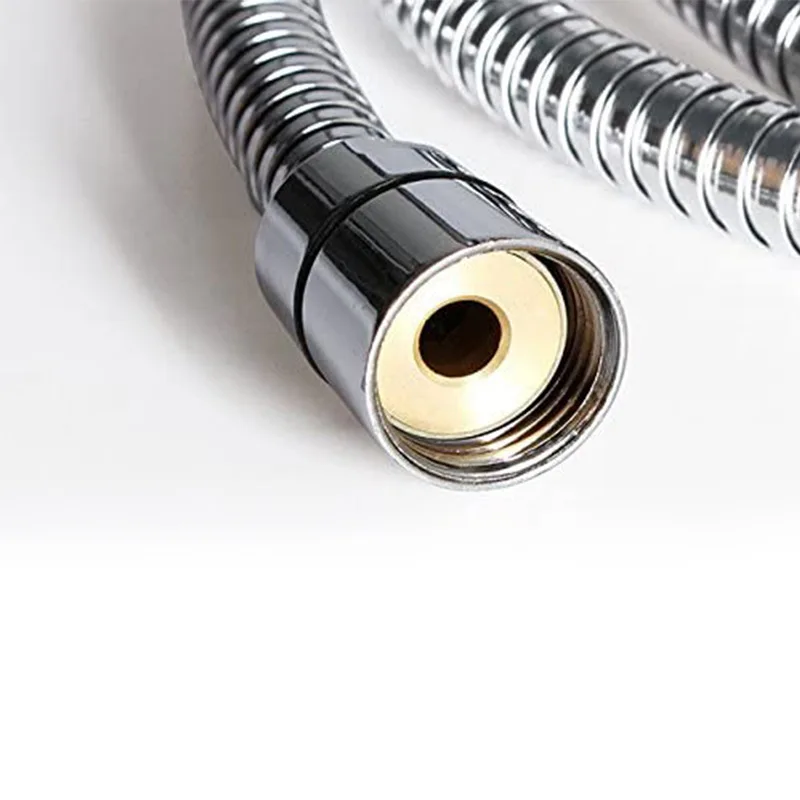 EPDM Stainless Steel Shower Hose Chrome Handheld Shower Head Hose