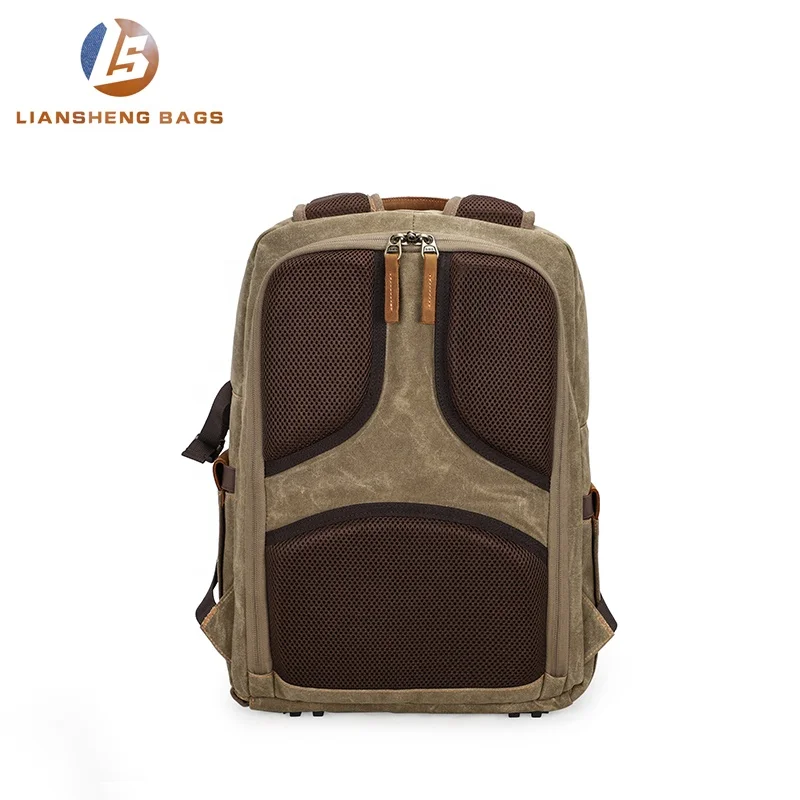 
Professional Shockproof Waterproof Hard Shell DSLR Camera Bag Rolling Backpack 