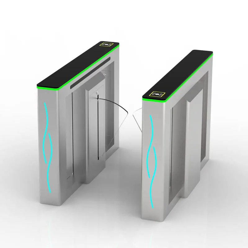 Factory Direct Price Flap Barrier Turnstile With Swipe Card Access Control System Electronic Turnstile Gate Portable