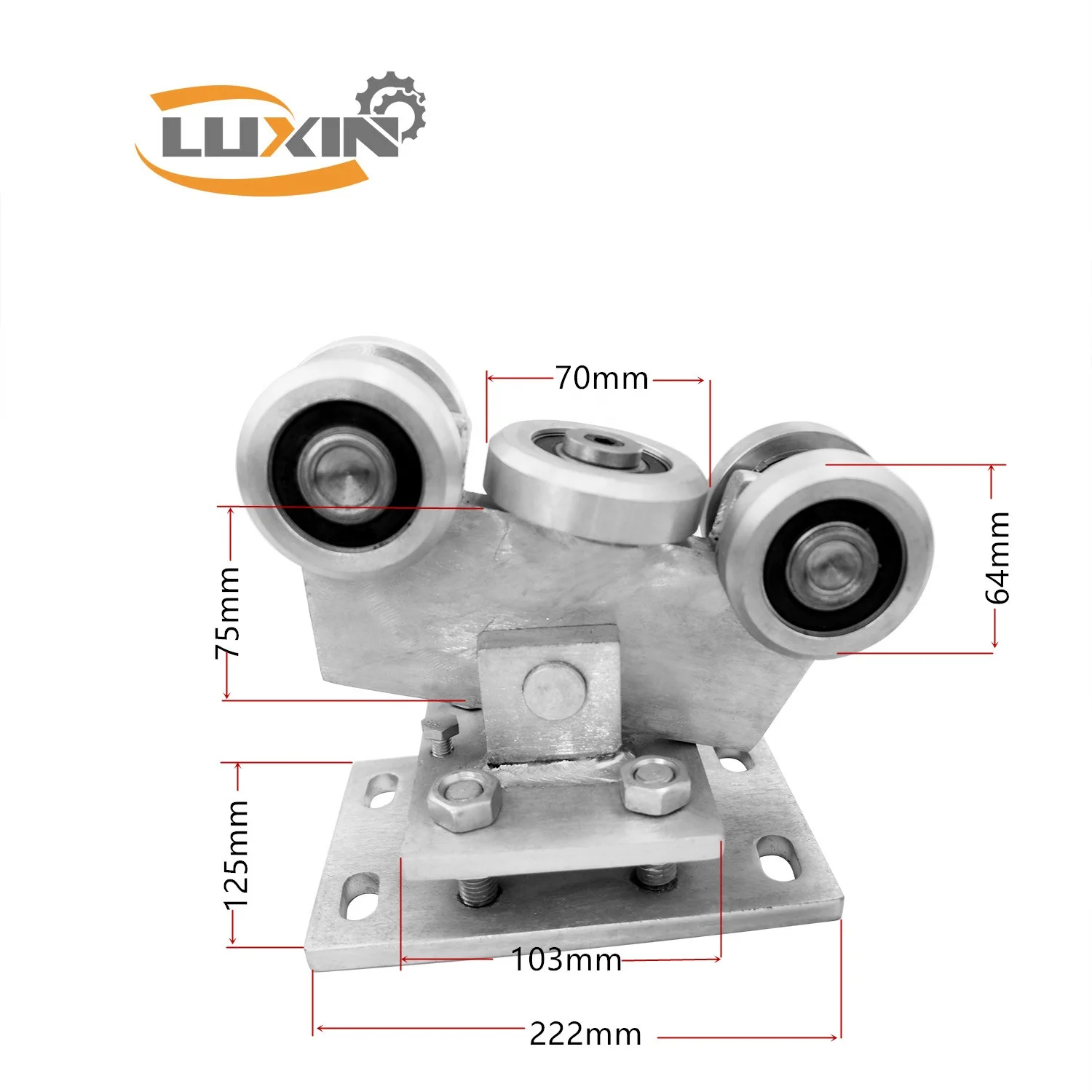 Steel cantilever roller pulley wheel for automatic gates and fencing