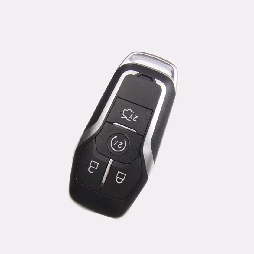 4 Buttons Smart Keyless Entry Remote Key Fob Case Cover For Mustang ExplorerTaurus Fusion Edge Lincoln Car Key Shell