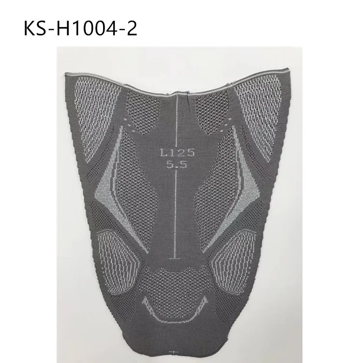 Wholesale semi finished Breathable Sports Shoe Upper Sneakers Knit Upper