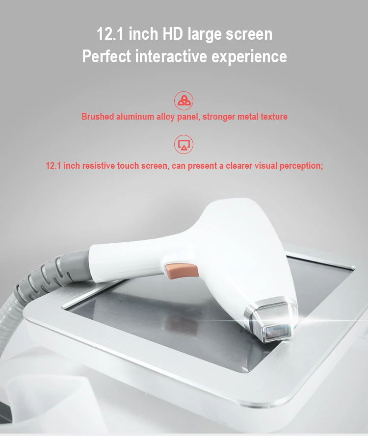 808 755 1064 Diode Laser Hair Removal Custom New Design Professional Laser Epilator Laser Hair Removal Handle