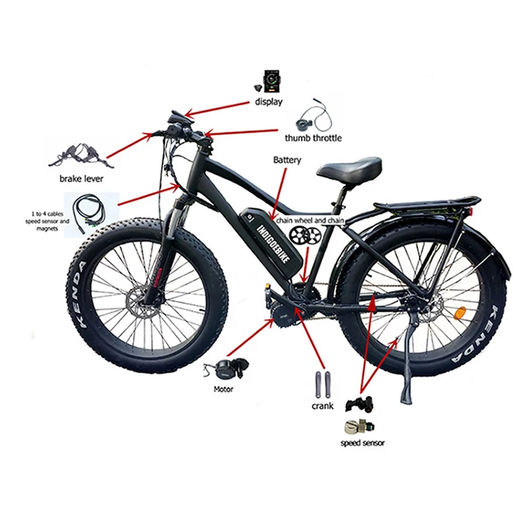Factory Supplier Mid Motor Kit Bafang 48V 500W Bafang Ebike Kit