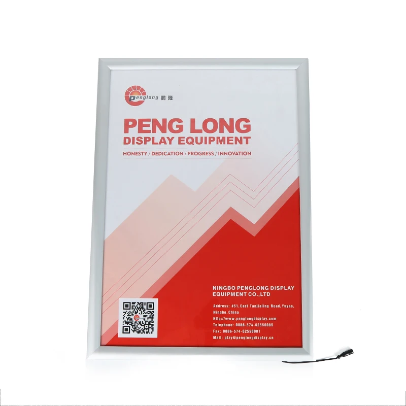 China Supplies LED Snap Frame LED Sign Holder LED Light Box